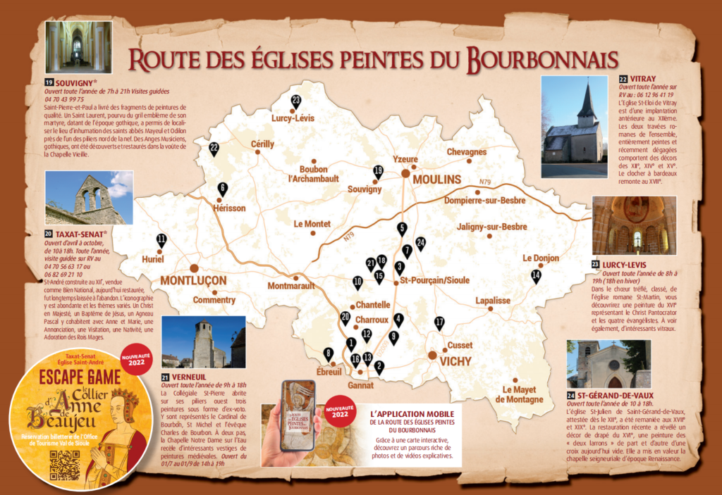 Notre Association Route Des Glises Peintes Du Bourbonnais